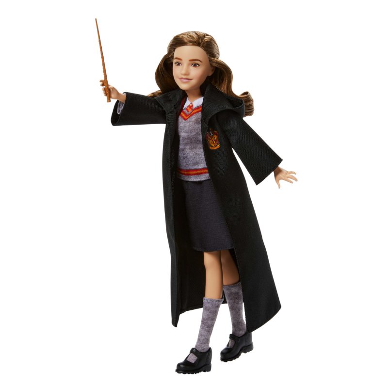Harry Potter Hermione Granger Fashion Doll in Movie-Inspired Hogwarts Uniform With Wand Accessory