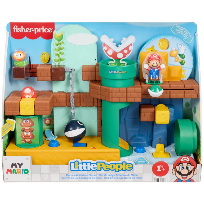Fisher-Price Little People Fisher-Price-Coffret Mon Aventure avec Mario