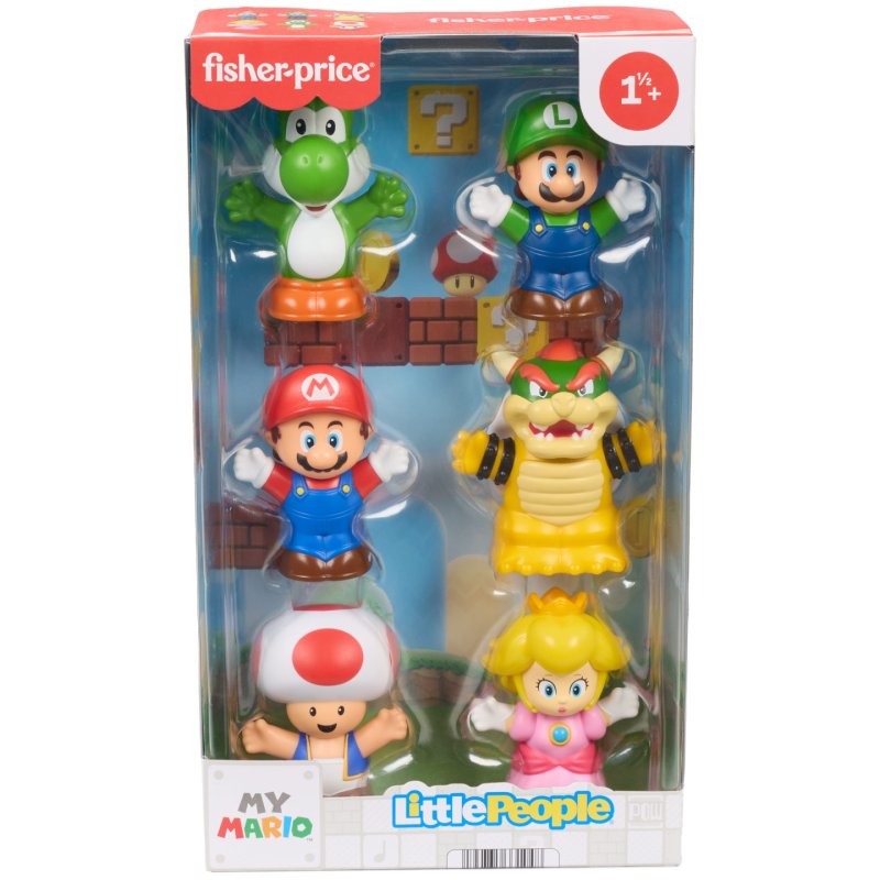 My Mario Little People Collector Mini Figure 6-Pack 7 cm