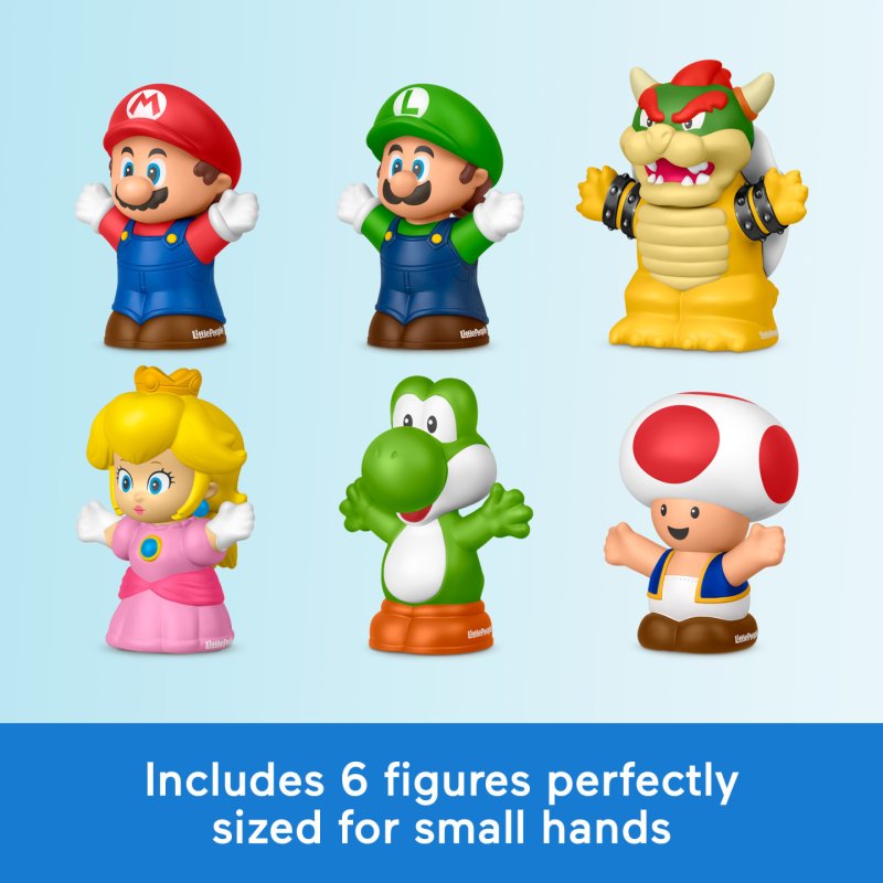 My Mario Little People Collector Mini Figure 6-Pack 7 cm
