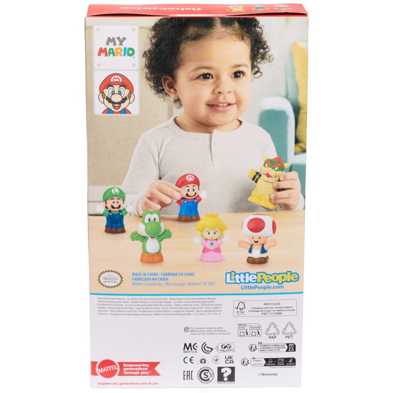 My Mario Little People Collector Mini Figure 6-Pack 7 cm