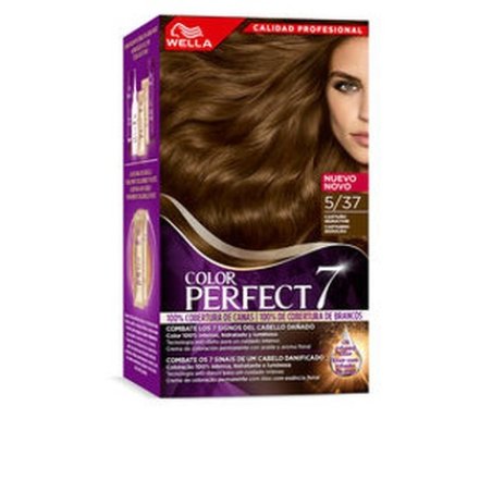 Wella Color Perfect 7 100% Gray Coverage 5/37 Seductive Chestnut Hair Color