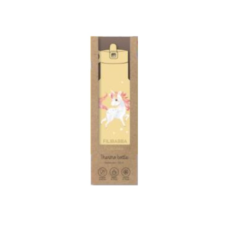 Filibabba FI-04020 Utilisation quotidienne 350 ml Polypropylène (PP), Acier inoxydable Jaune