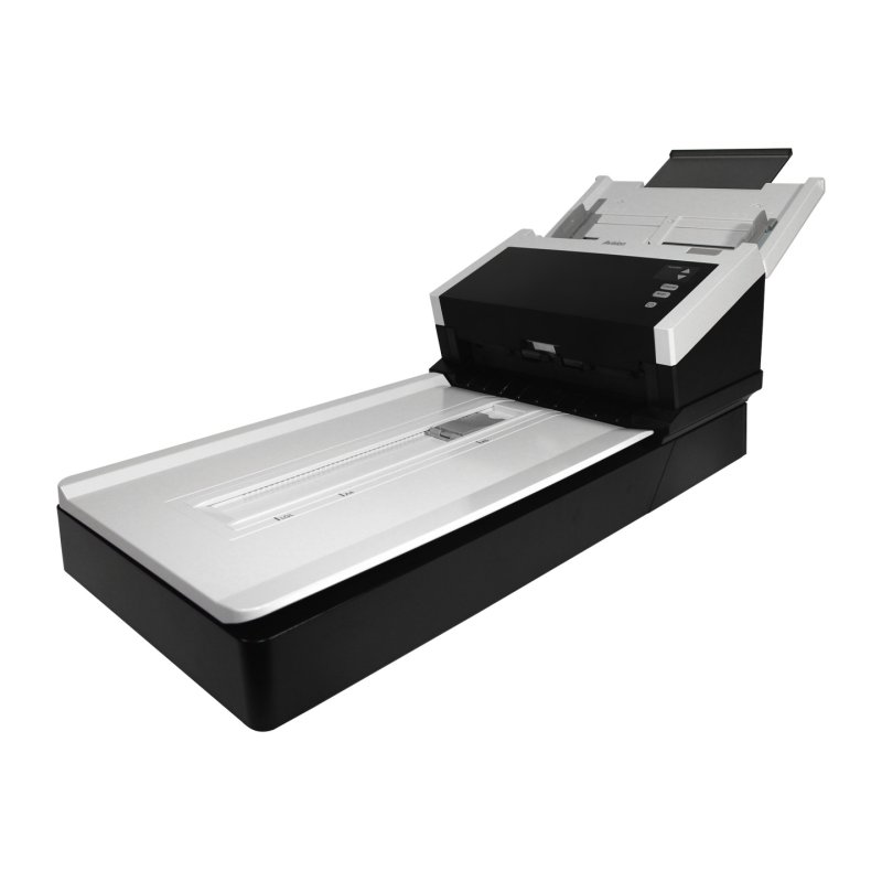 Avision DL-1409B scanner Scanner à plat et chargeur automatique 600 x 600 DPI A4 Noir, Blanc