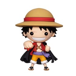ONE PIECE - Luffy With Cape - Aimant à collectionner en mousse 3D