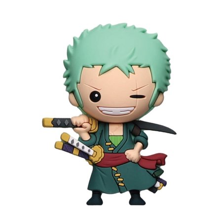 ONE PIECE - Zoro - Aimant à collectionner en mousse 3D