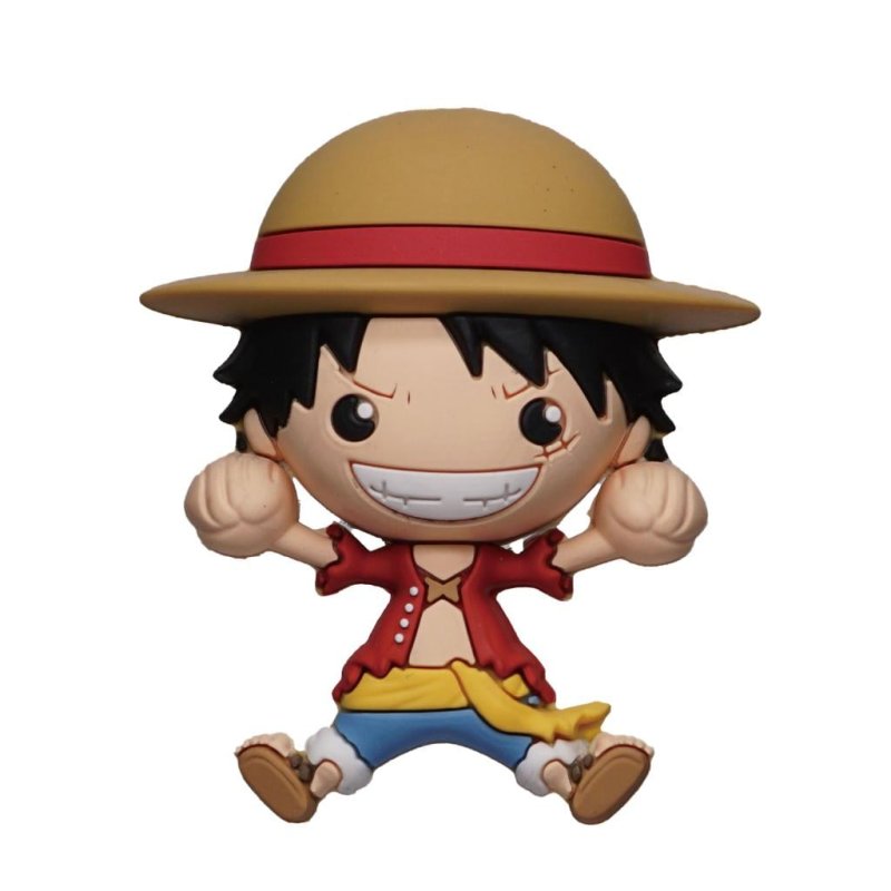 ONE PIECE - Luffy - Aimant à collectionner en mousse 3D