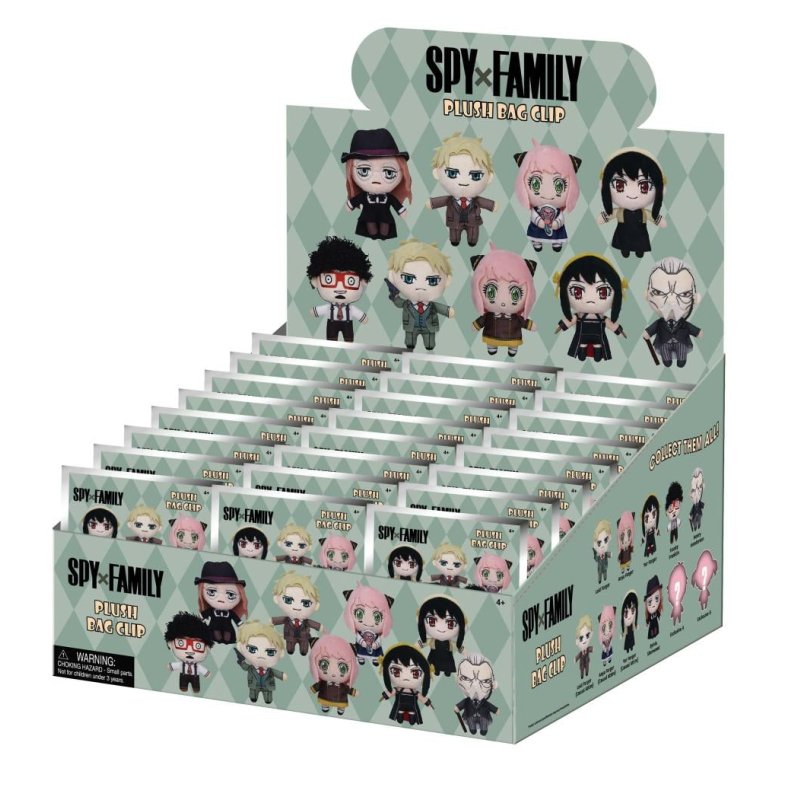 SPY X FAMILY - Plush Bag Clip (Display 24 Pcs)