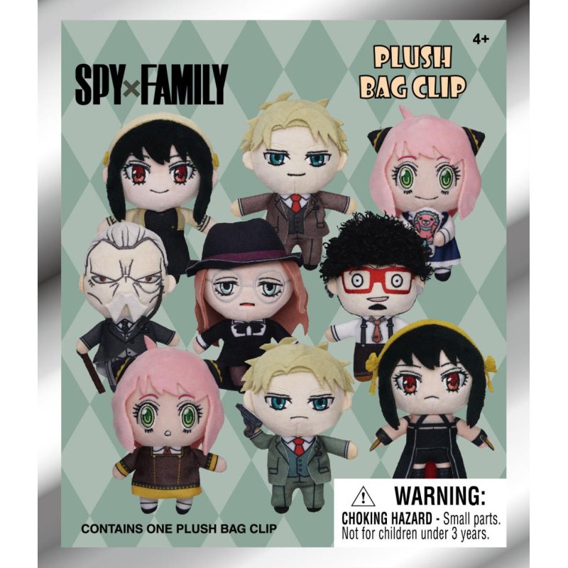 SPY X FAMILY - Plush Bag Clip (Display 24 Pcs)