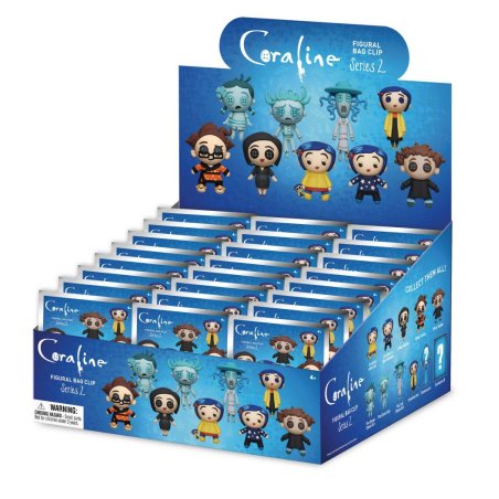 CORALINE - Series 2 - 3D Foam Bag Clip (Display 24 Pcs)