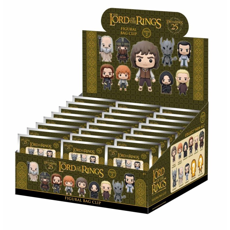 LE SEIGNEUR DES ANNEAUX - Series 2 - 3D Foam Bag Clip (Display 24 Pcs)
