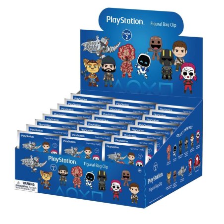 PLAYSTATTION - Series 2 - 3D Foam Bag Clip (Display 24 Pcs)