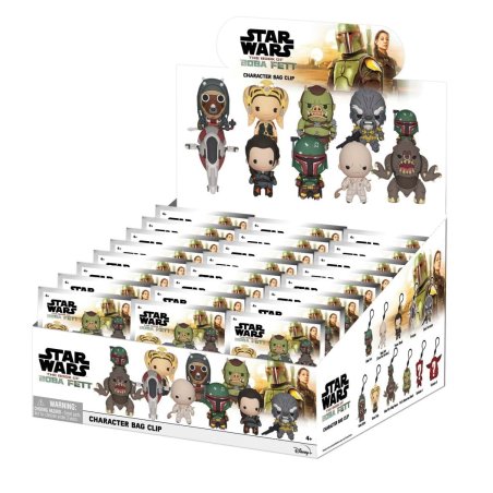 LE LIVRE DE BOBA FETT - Series 1 - 3D Foam Bag Clip (Display 24 Pcs)