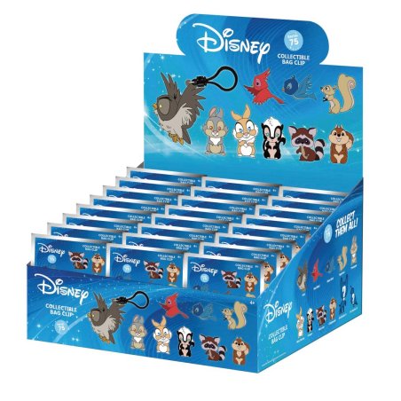 DISNEY - Personnages de la Forêt - 3D Foam Bag Clip (Display 24 Pcs)