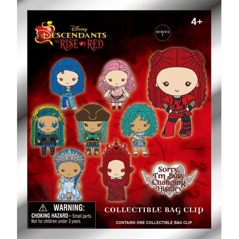 DESCENDANTS - Series 1 - 3D Foam Bag Clip (Display 24 Pcs)