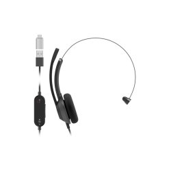 Cisco HS-W-321Q-C-USBC casque Avec fil Arceau Bureau/Centre d'appels USB Type-C Noir