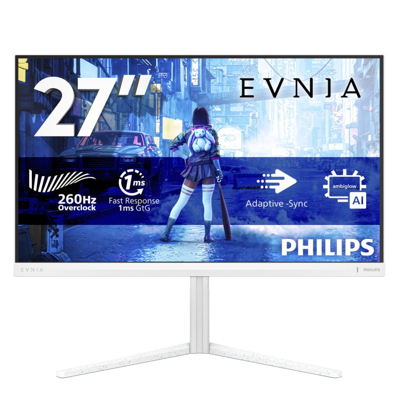 Philips 27M2N5201P/00 écran plat de PC 68,6 cm (27") 1920 x 1080 pixels Blanc
