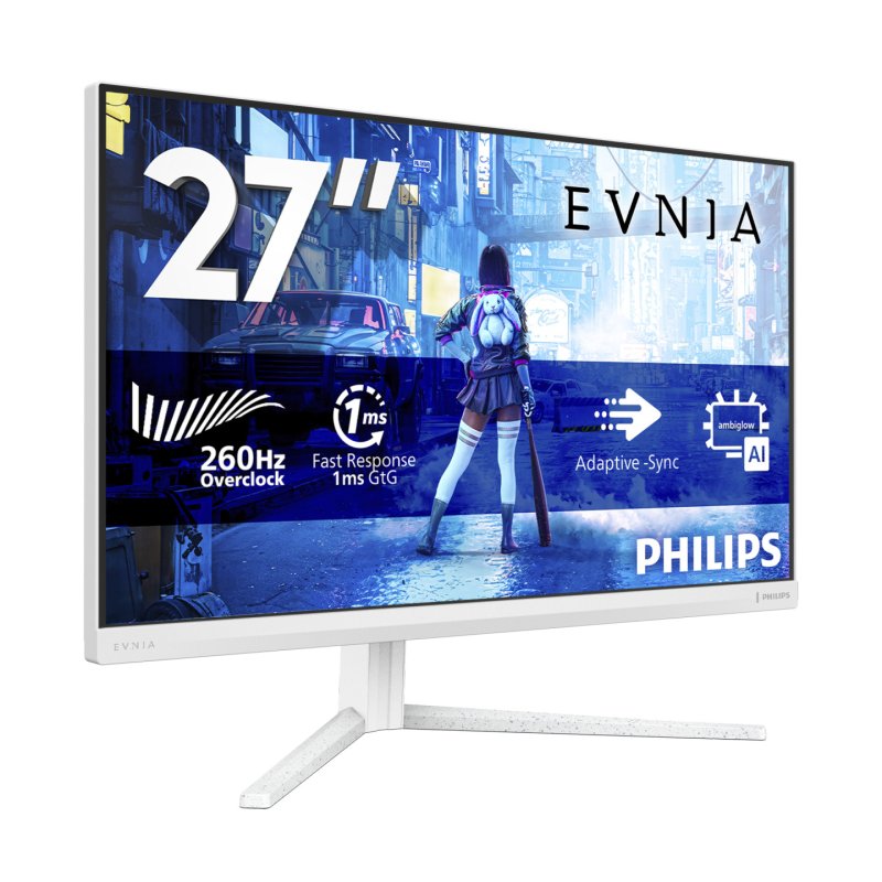 Philips 27M2N5201P/00 écran plat de PC 68,6 cm (27") 1920 x 1080 pixels Blanc
