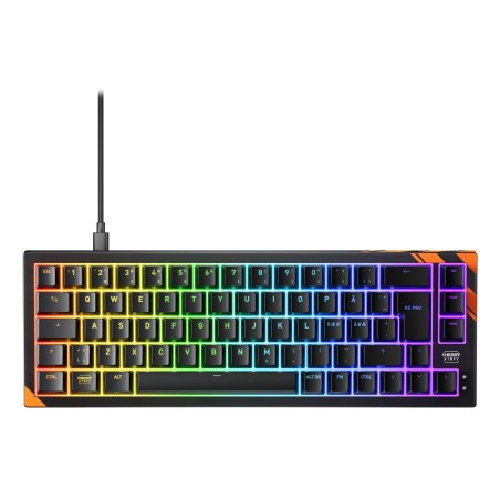 CHERRY K5 PRO TMR COMPACT keyboard Gaming USB QWERTY Nordic Black, Orange