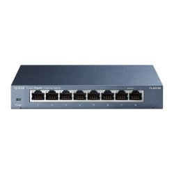8-PORT METAL GIGABIT SWITCH 5 10/100/1000M RJ45 PORTS