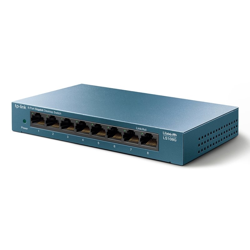 LITEWAVE 8-PORT GIGABIT DESKTOP 8 GIGABIT RJ45 PORTS
