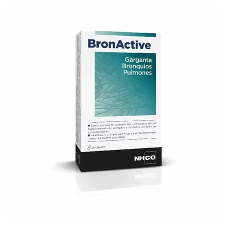 Nhco Bronactive 28 Capsules Dietary Supplement For Respiratory Health