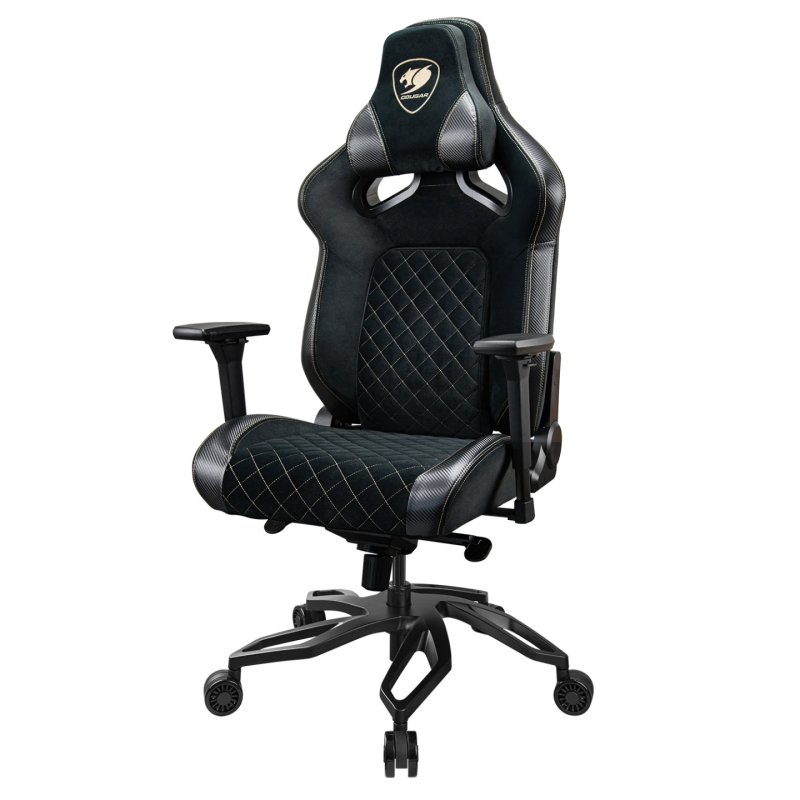 COUGAR Titan Pro V2 Gold F Gaming Chair, Black