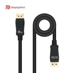 Nanocable 10.15.2500 DisplayPort cable 0.5 m Black