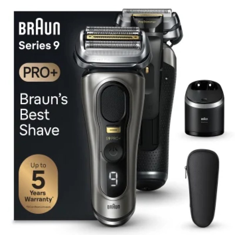 Braun Series 9 Pro 9565cc Wet & Dry Rasoir à grille Tondeuse Métallique