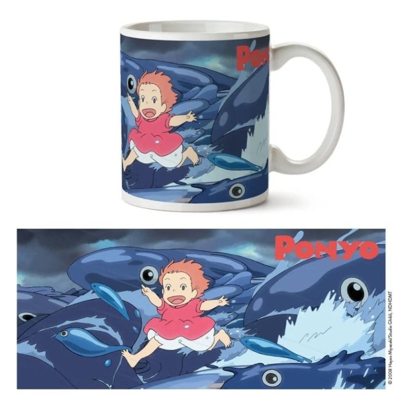 Ponyo Mug Waves