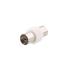 Adaptateur T'nB Coaxial 9.5mm vers 9mm F/F (Blanc)