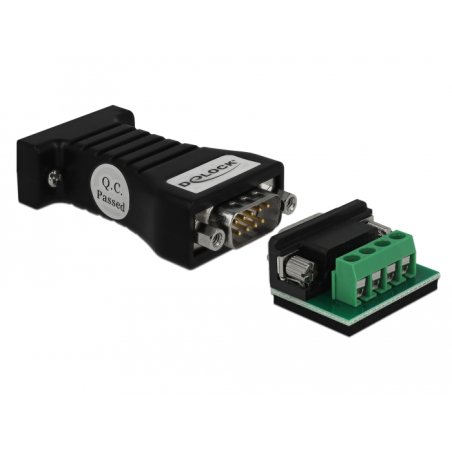 Konverter 1 x Seriell RS-232 DB9 zu 1 x Seriell RS-485 mit ESD Schutz 15 kV Überspannungsschutz 600 W und erweiterter