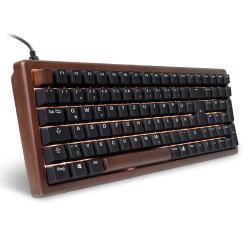 SKILLER SGK50 S2 Wood PBT (holz/schwarz, DE-Layout, Gateron G Pro 3.0 Yellow)
