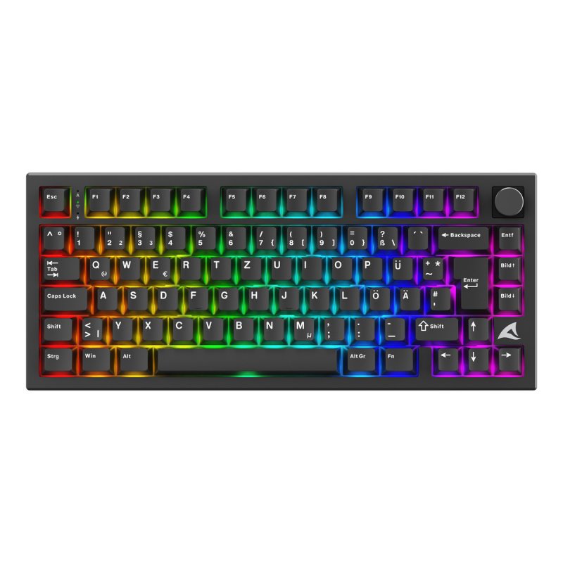 SKILLER SGK55W (schwarz, DE-Layout, Sharkoon Linear)
