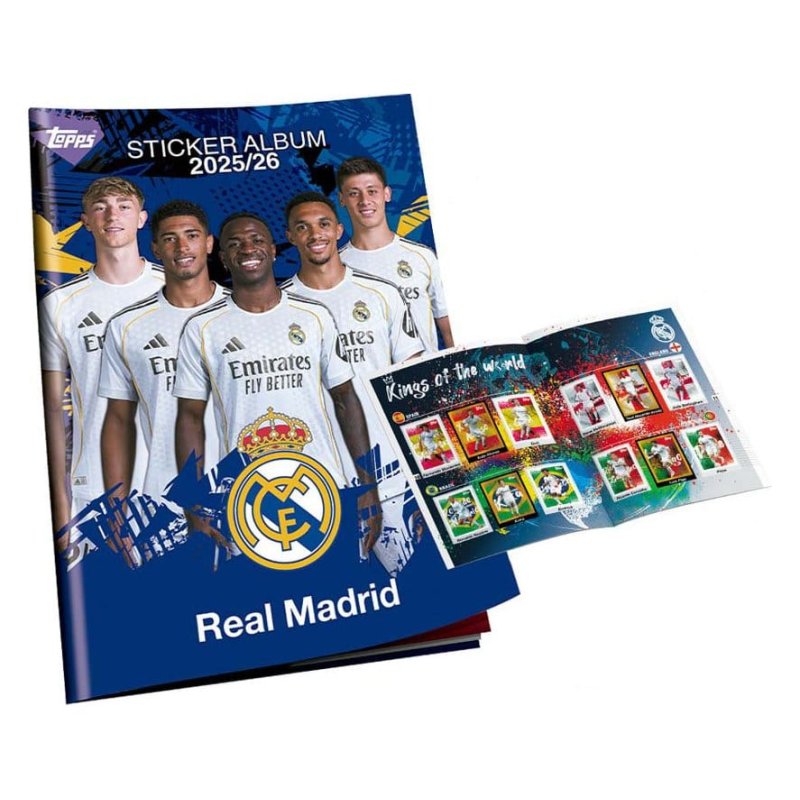 Real Madrid 2025/26 Sticker Collection Album Set