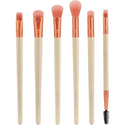 EcoTools Elements Limited Edition Fiery Eye Professional Makeup Brush Set 6 Pieces Orange