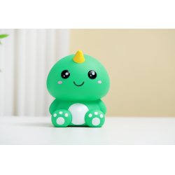 iTotal - Silicone night light HELLO DINO - 13.2 x 10 x 16 cm