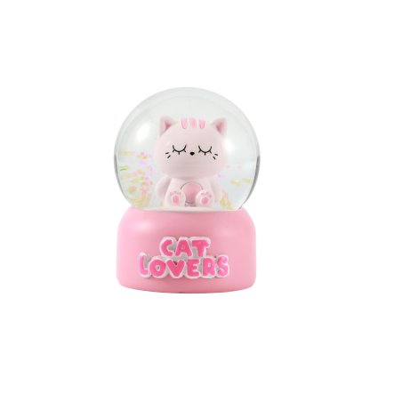 iTotal - Snow globe - Pink Cat