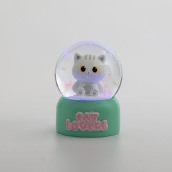 iTotal - Snow globe - WHITE CAT