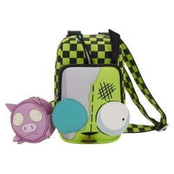 Nickelodeon by Loungefly Crossbody Invader Zim Gir Cellphone