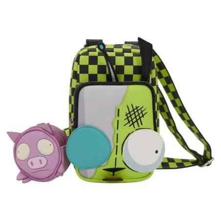 Nickelodeon by Loungefly Crossbody Invader Zim Gir Cellphone
