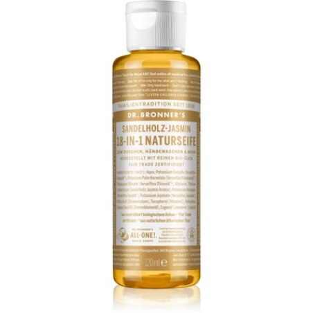 Dr Bronner's Sandalwood & Jasmine Liquid Soap 120 Ml