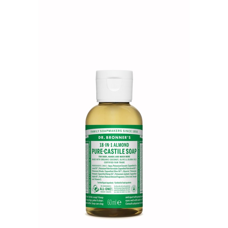 Dr.Bronner's 18-IN-1 60 ml Savon liquide 1 pièce(s)
