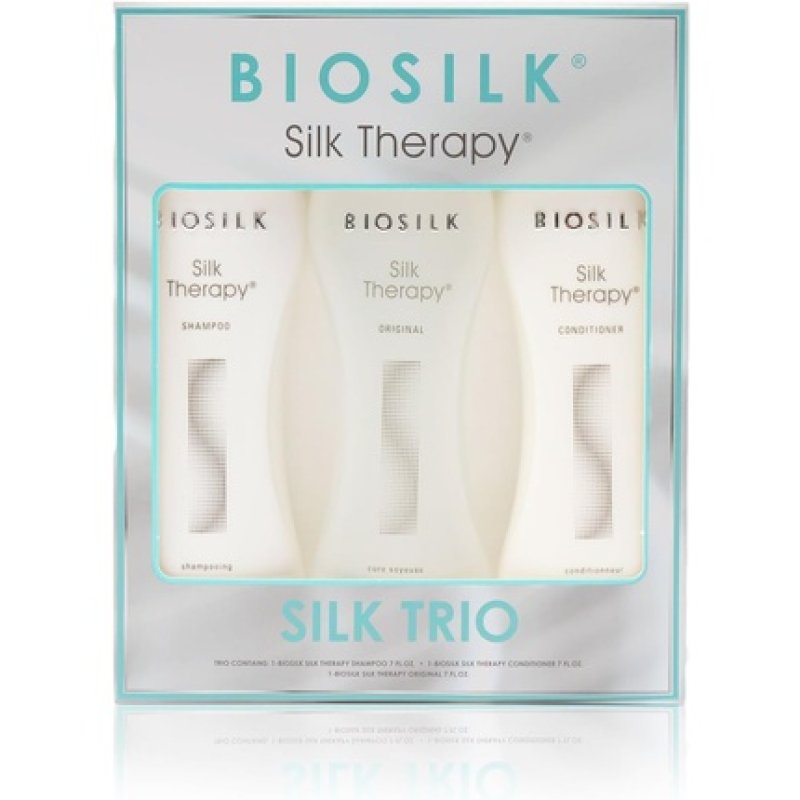 Biosilk Silk Therapy Trio 3 Pc 7 oz Shampoo, 7 oz Conditioner, 7 oz Original