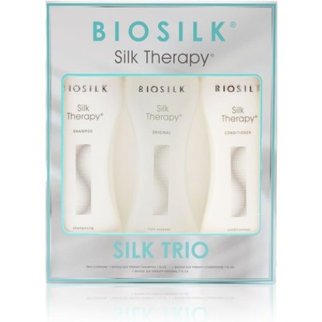 Biosilk Silk Therapy Trio 3 Pc 7 oz Shampoo, 7 oz Conditioner, 7 oz Original