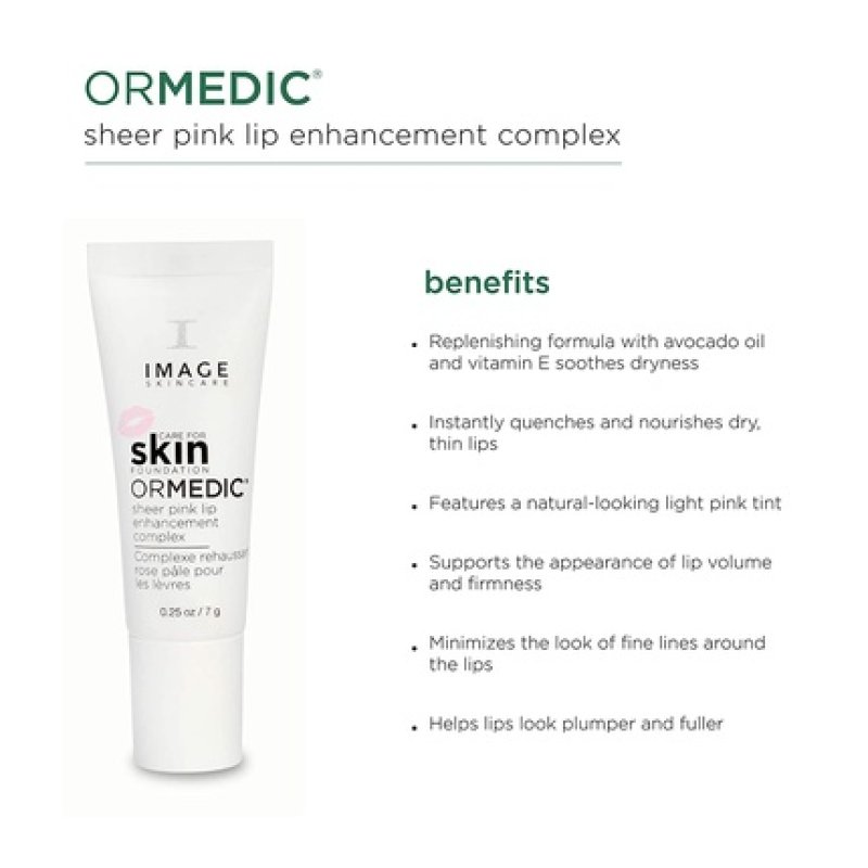 Image Skin Care Ormedic Sheer Pink Lip Enhancement Complex 7g