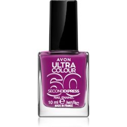 Avon Ultra Colour 60 Second Express Nail Polish Grape Escape 10 Ml