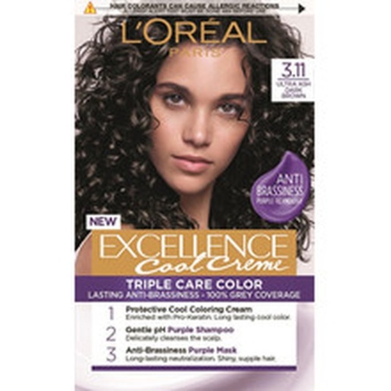 L'Oral Professionnel Excellence Cool Creme Permanent Hair Color 811 Ultra Ash Light Blonde