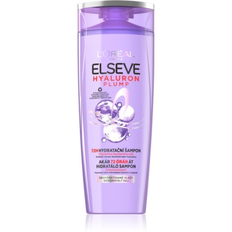 L'Oreal Paris Elseve Hyaluron Plump Shampoo 700 Ml Hydrating Shampoo With Hyaluronic Acid