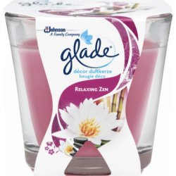 Glade Brise Décor Scented Jar Candle, Relaxing Zen, Up To 39 Hours